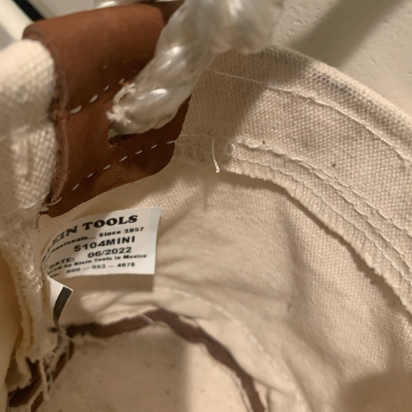Klein Tools Canvas and Leather Bucket - Picture 3 of 5
